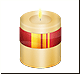 Новогодняя свеча
Подарок от нам бань
Освечиваед путь фперед