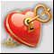 Сувенир -Ключ от сердца-
Подарок от сумрак ночи
Оно твое.