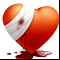 Сувенир -Раненное сердце-
Подарок от Лапусик
Не видать мне этого, т.к. твоё сердце у меня)